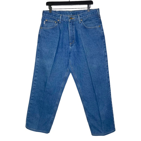 Carhartt denim blue loose fit jeans - Picture 4 of 8